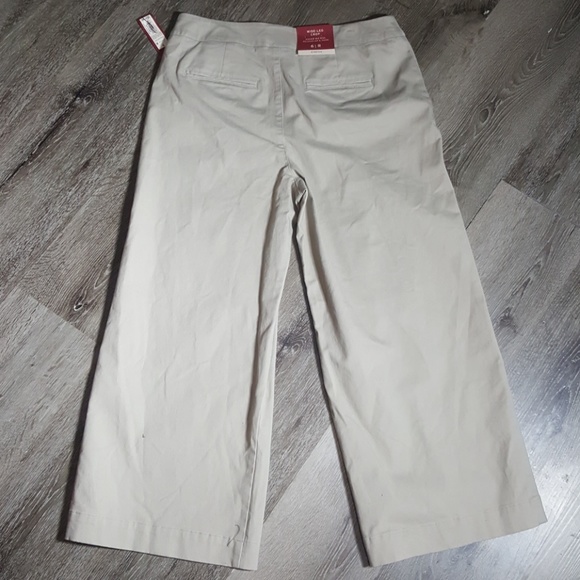 NWT Merona wide leg Crop pants - Picture 5 of 7